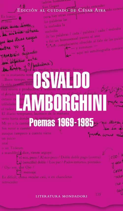 Book cover of Poemas 1969-1985: Edición al cuidado de César Aira