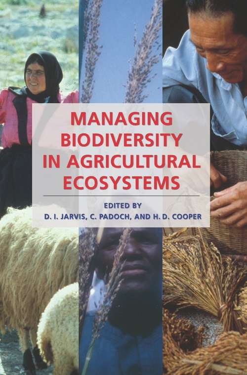 Book cover of Managing Biodiversity in Agricultural Ecosystems