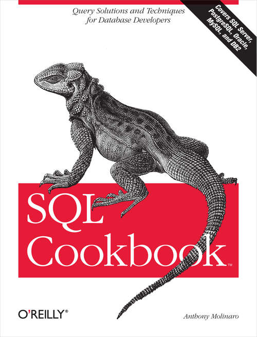 Book cover of SQL Cookbook