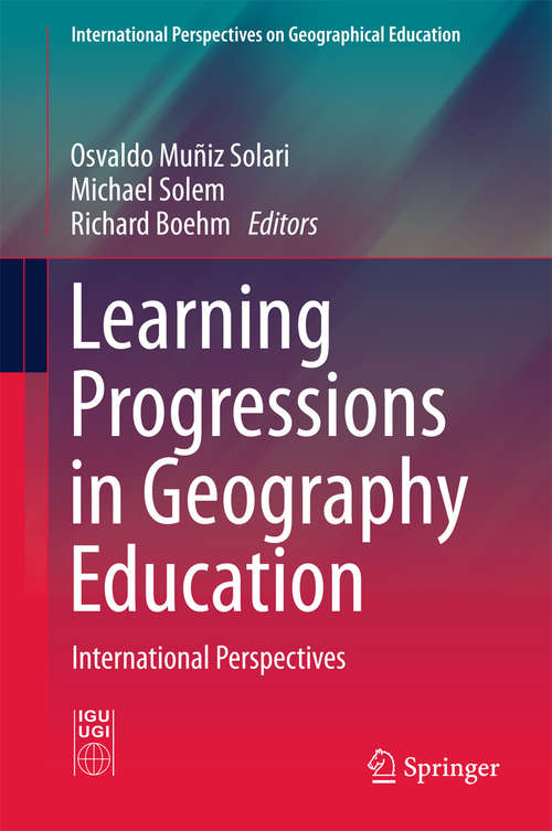 Book cover of Learning Progressions in Geography Education