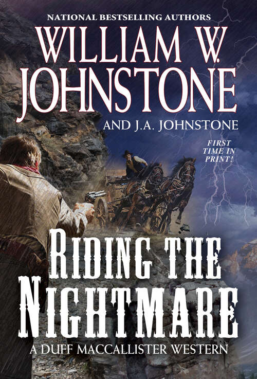 Book cover of Riding the Nightmare (A Duff MacCallister Western #12)