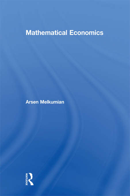 Book cover of Mathematical Economics