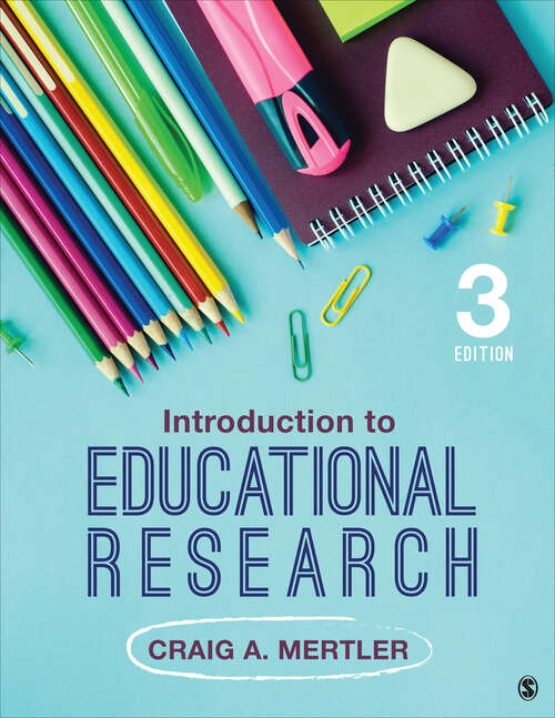 Book cover of Introduction to Educational Research (Third Edition)