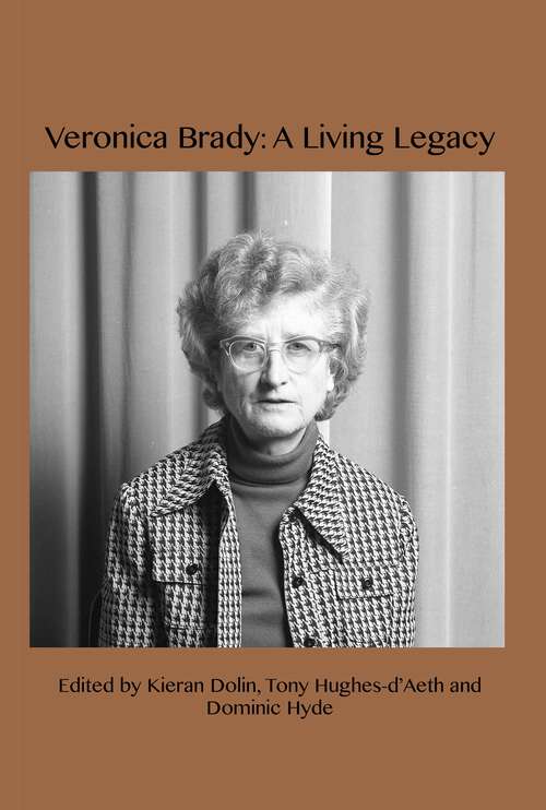 Book cover of Veronica Brady: A Living Legacy