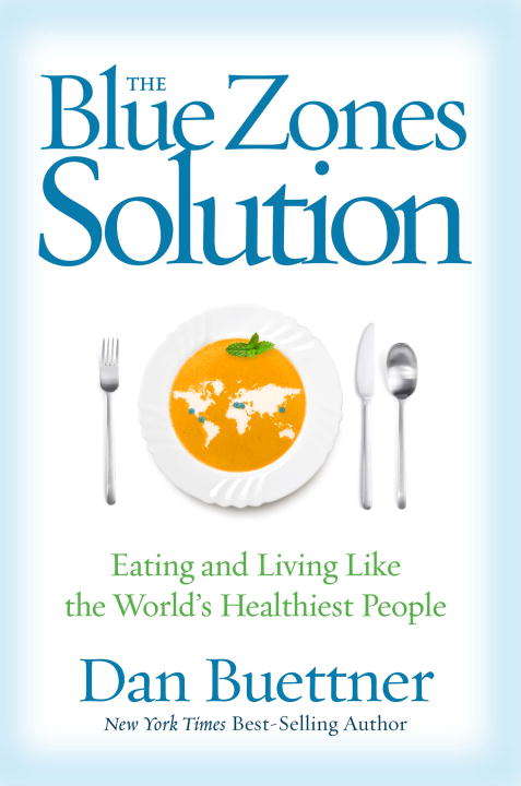 Book cover of The Blue Zones Solution