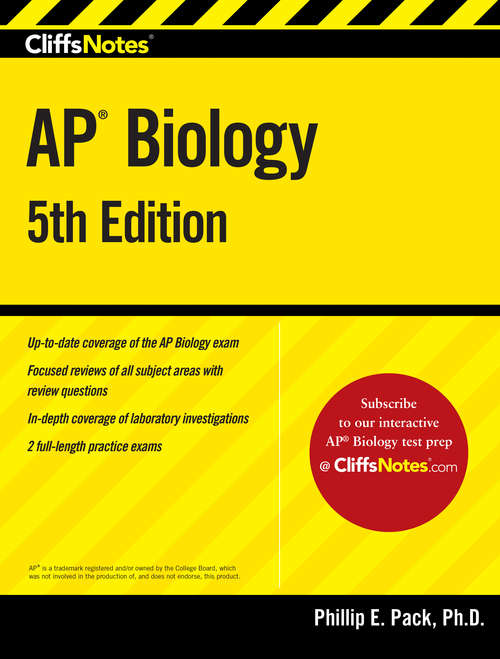 Book cover of CliffsNotes AP Biology, 5th Edition
