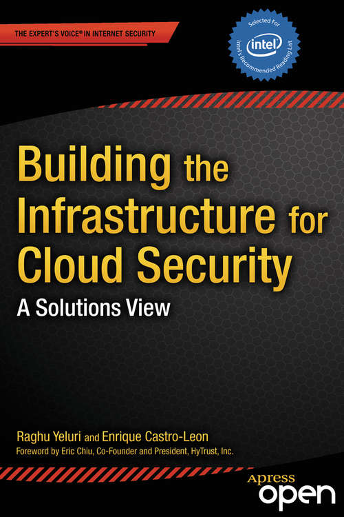 Book cover of Building the Infrastructure for Cloud Security: A Solutions View (1st ed.)