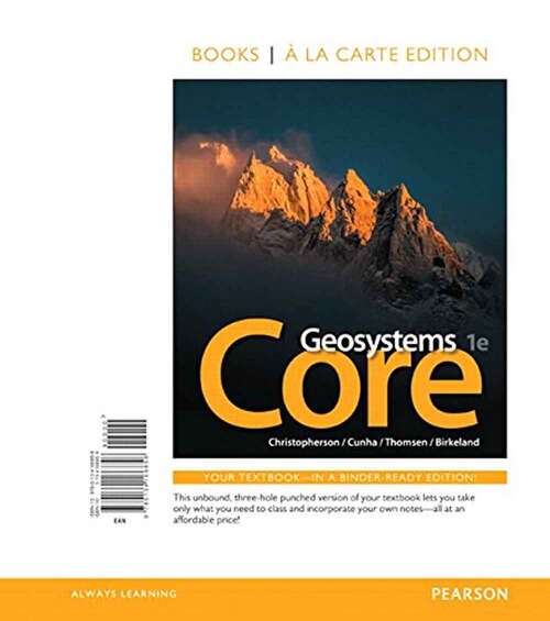 Book cover of Geosystems Core (First Edition)