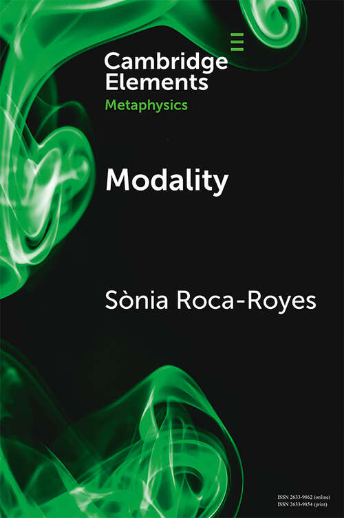 Book cover of Modality (Elements in Metaphysics)