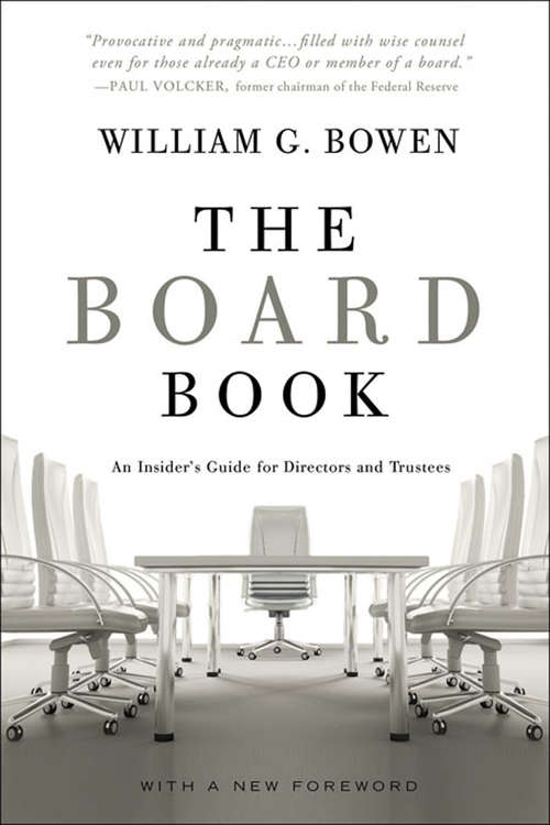 Book cover of The Board Book: An Insider's Guide for Directors and Trustees