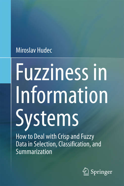 Book cover of Fuzziness in Information Systems