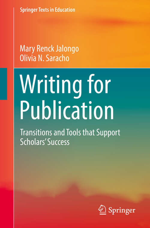 Book cover of Writing for Publication