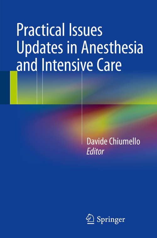Book cover of Practical Issues Updates in Anesthesia and Intensive Care