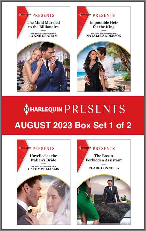 Book cover of Harlequin Presents August 2023 - Box Set 1 of 2: Box Set 1 Of 2 (Original)