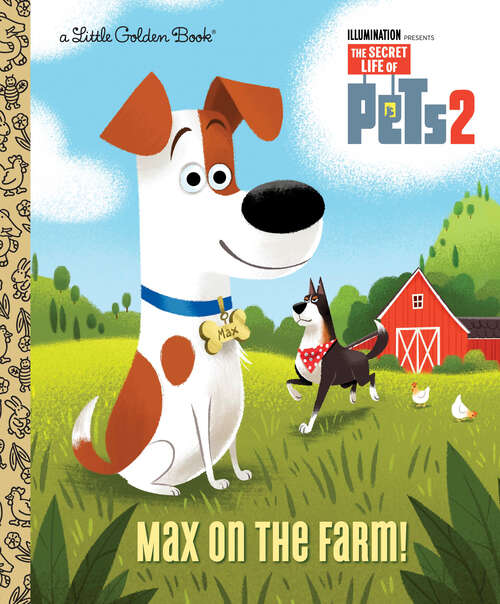 Book cover of Max on the Farm! (Little Golden Book)