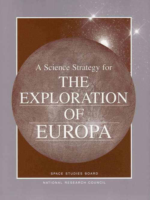 Book cover of A Science Strategy for the Exploration of Europa