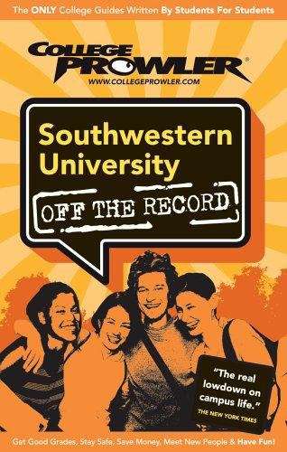 Book cover of Southwestern University (College Prowler)