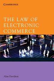 Book cover of The Law of Electronic Commerce