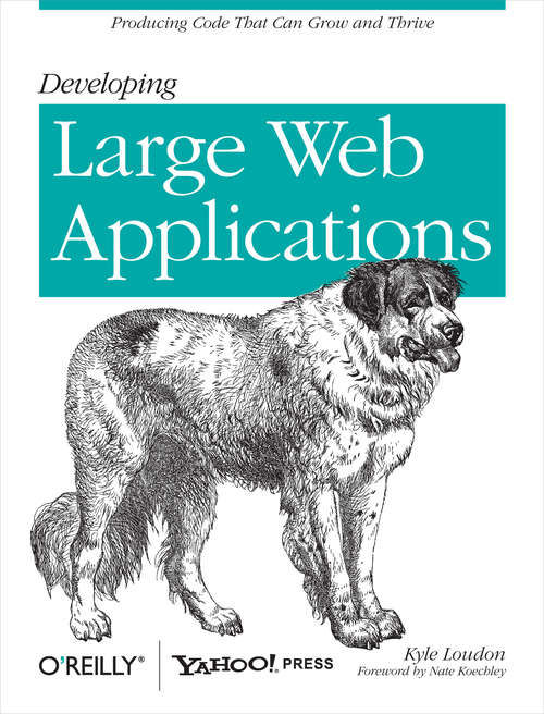 Book cover of Developing Large Web Applications