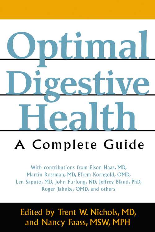Book cover of Optimal Digestive Health: A Complete Guide