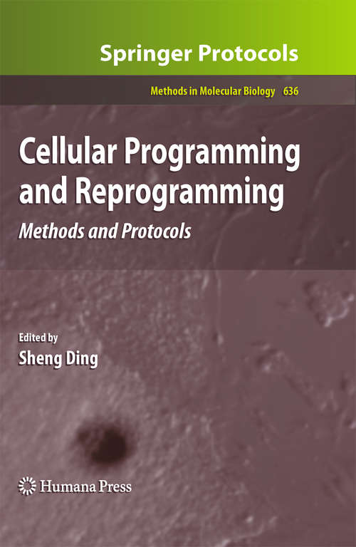 Book cover of Cellular Programming and Reprogramming
