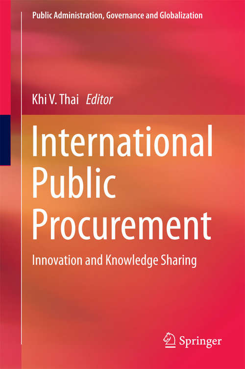 Book cover of International Public Procurement