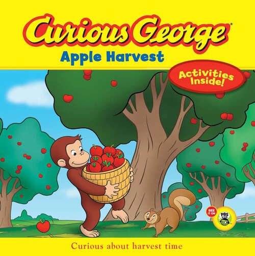 Book cover of Curious George Apple Harvest (Curious George)