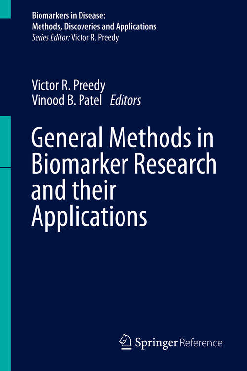 Book cover of General Methods in Biomarker Research and their Applications