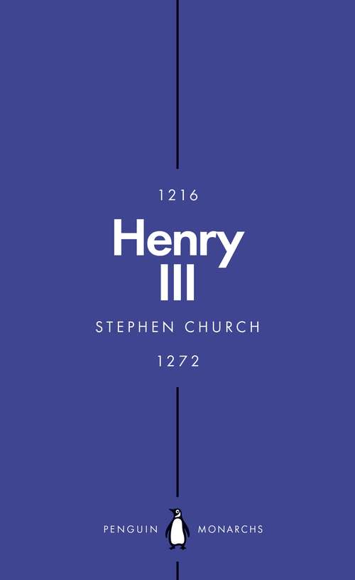 Book cover of Henry III: A Simple and God-Fearing King (Penguin Monarchs)