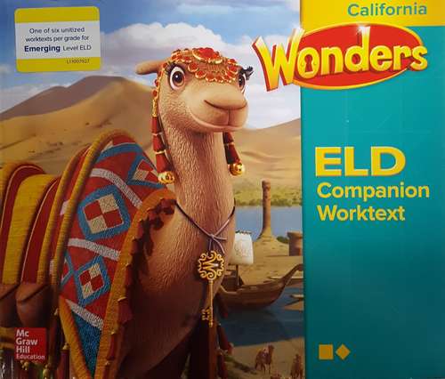 Book cover of Wonders [Grade 3], ELD Companion Worktext