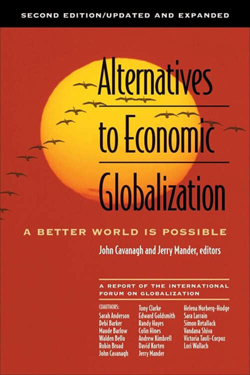 Book cover of Alternatives to Economic Globalization: A Better World Is Possible (2)