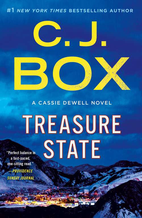 Book cover of Treasure State: A Cassie Dewell Novel (Cassie Dewell Novels #6)