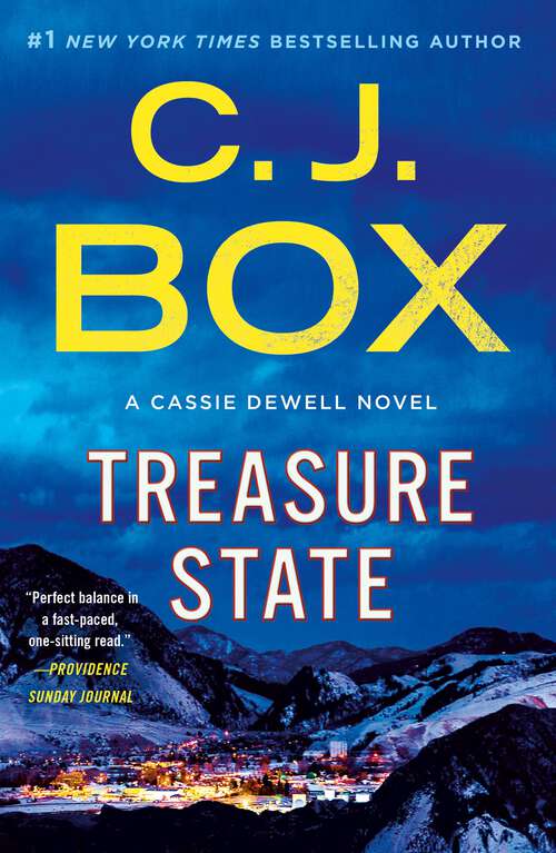 Book cover of Treasure State: A Cassie Dewell Novel (Cassie Dewell #6)