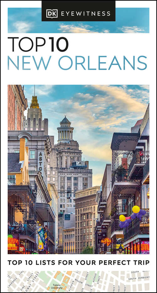Book cover of DK Eyewitness Top 10 New Orleans (Pocket Travel Guide)