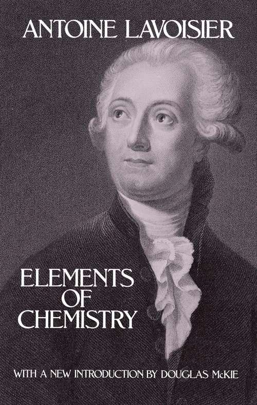 Book cover of Elements of Chemistry