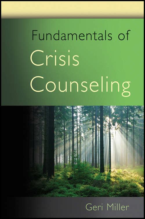 Book cover of Fundamentals of Crisis Counseling