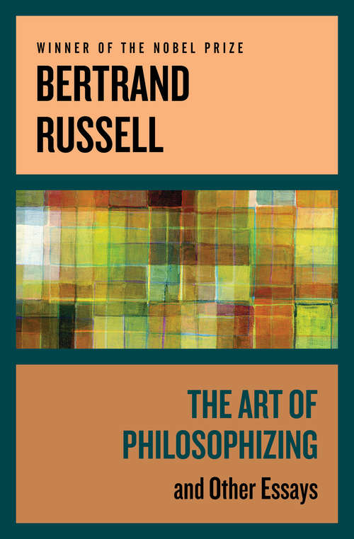 Book cover of The Art of Philosophizing
