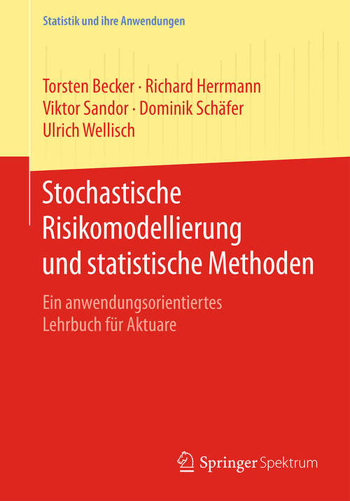 Book cover of Stochastische Risikomodellierung und statistische Methoden