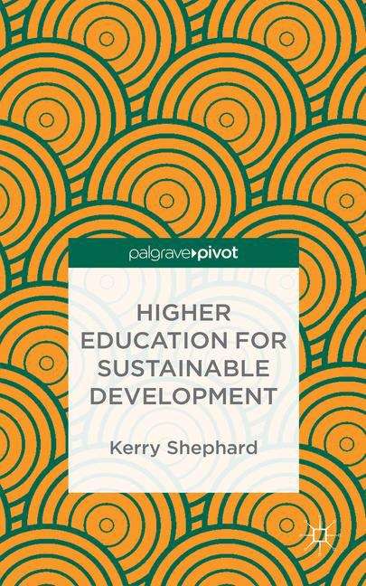 Book cover of Higher Education for Sustainable Development