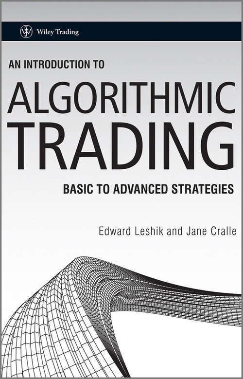 Book cover of An Introduction to Algorithmic Trading