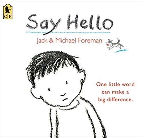 Book cover of Say Hello (Fountas & Pinnell LLI Blue: Level G: Level G)