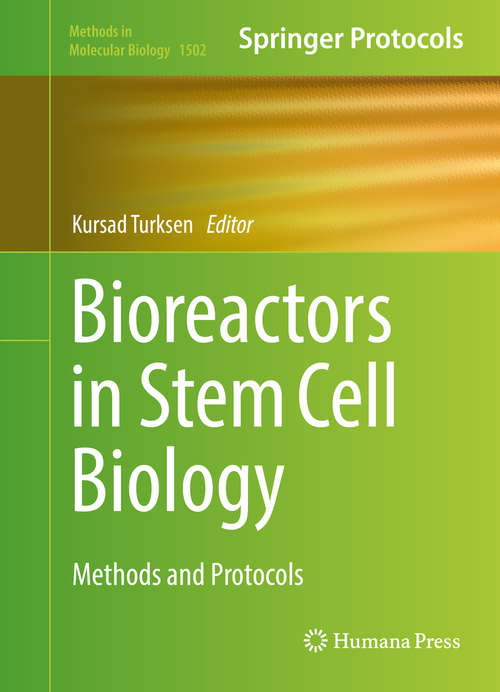 Book cover of Bioreactors in Stem Cell Biology