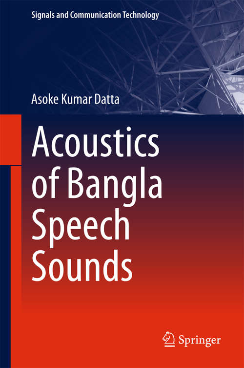 Book cover of Acoustics of Bangla Speech Sounds