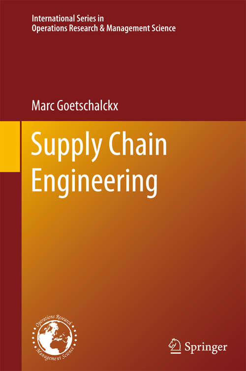 Book cover of Supply Chain Engineering