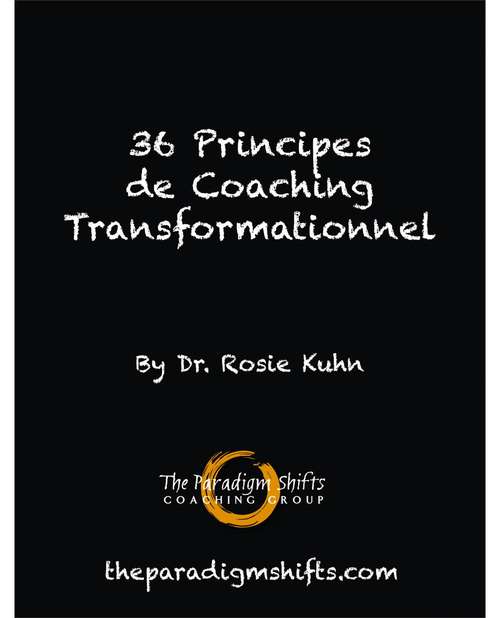 Book cover of 36 principes de coaching transformationnel