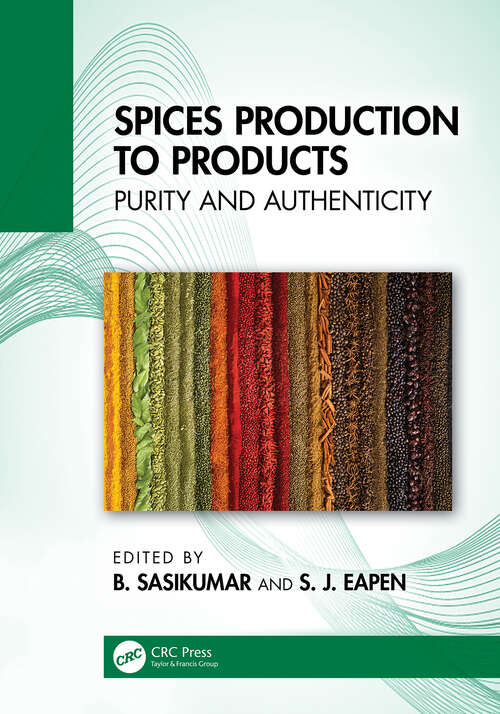 Book cover of Spices Production to Products: Purity and Authenticity (1)