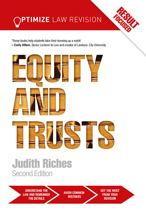 Book cover of Optimize Equity and Trusts (2) (Optimize)