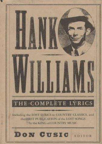 Hank Williams: The Complete Lyrics