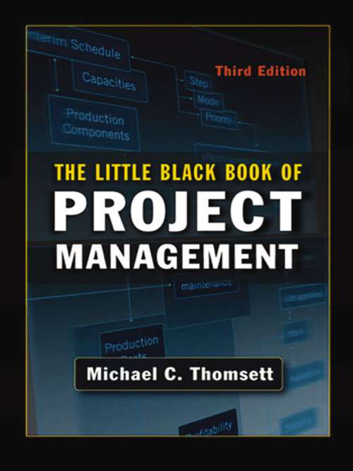 Book cover of The Little Black Book of Project Management