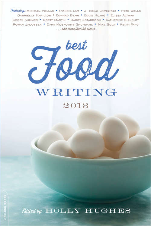 Book cover of Best Food Writing 2013